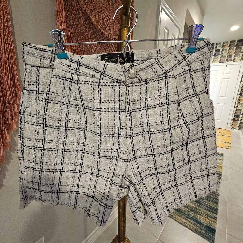 Spoon Jeans Plaid Shorts